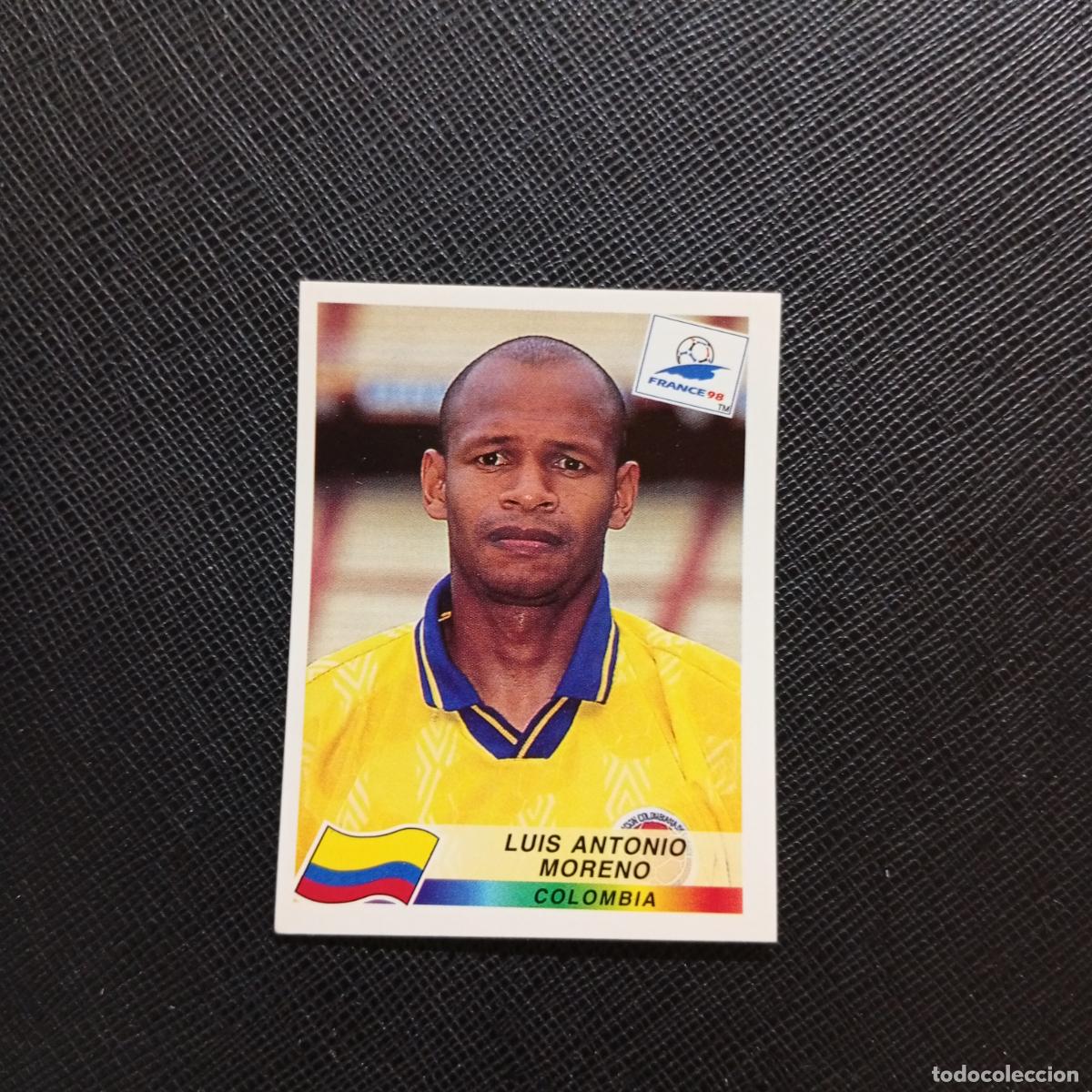 Fu&szlig;ball-Sticker: 451 MORENO COLOMBIA PANINI 1998 MUNDIAL CROMO FUTBOL FRANCIA 98 - SIN PEGAR - A98 PG235