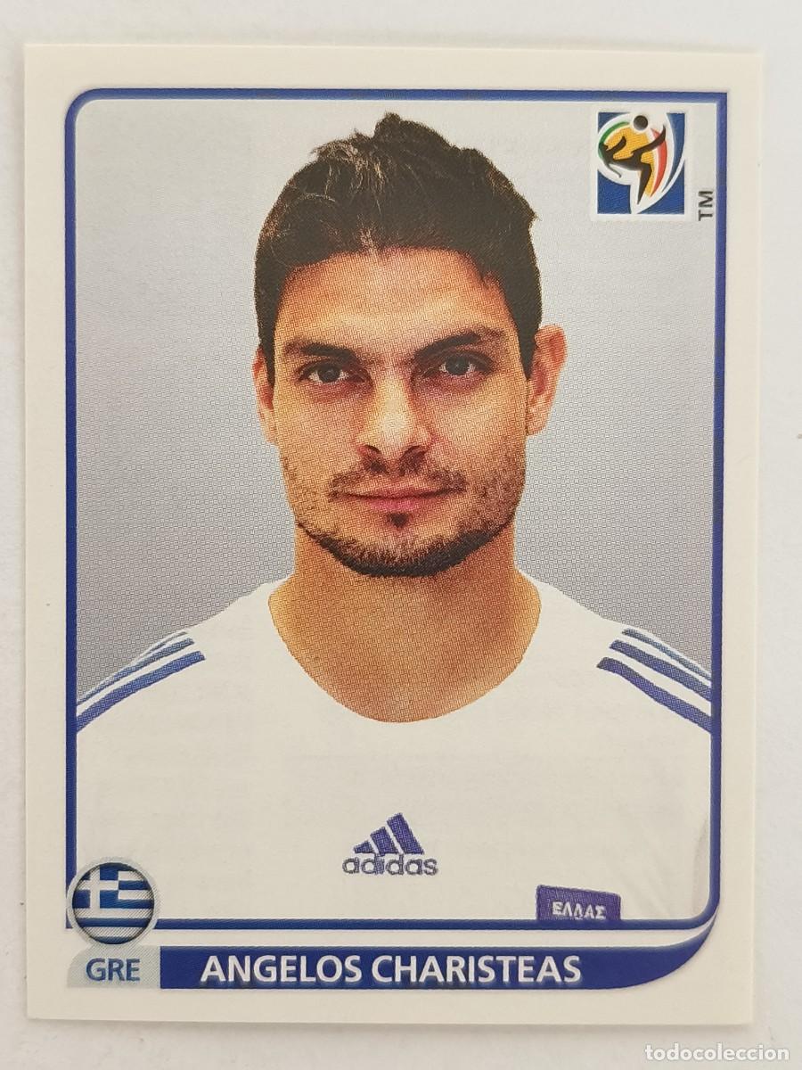 Figurine di Calcio: #181 ANGELOS CHARISTEAS (GRECIA) MUNDIAL SUDAFRICA 2010 PANINI