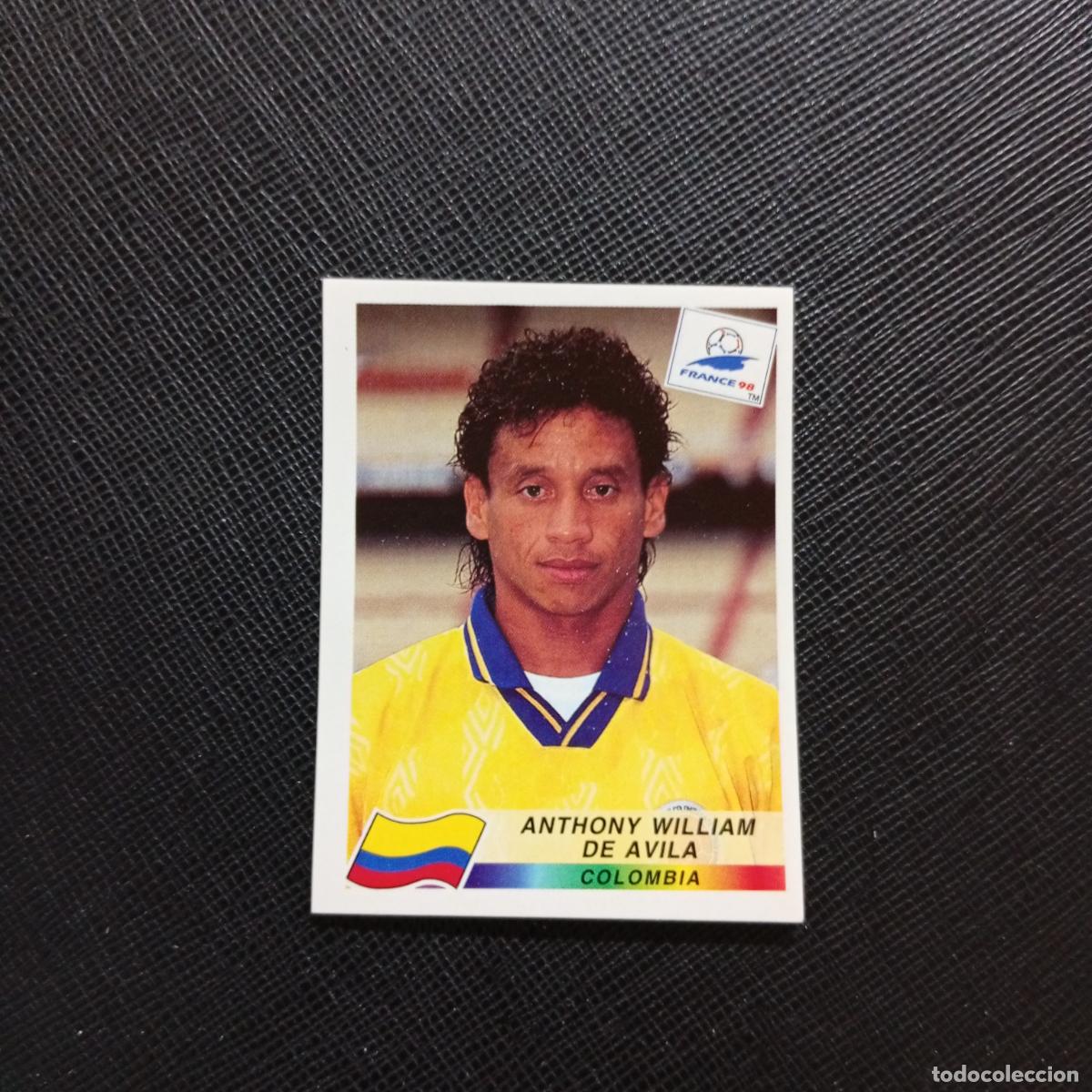 Cartes &agrave; collectionner de Football: 459 AVILA COLOMBIA PANINI 1998 MUNDIAL CROMO FUTBOL FRANCIA 98 - SIN PEGAR - A98 PG235