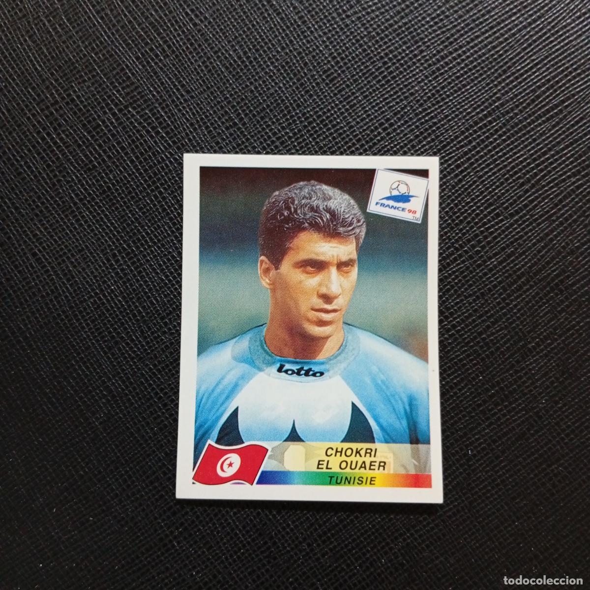 Cromos de f&uacute;tbol: 482 EL OUAER TUNEZ PANINI 1998 MUNDIAL CROMO FUTBOL FRANCIA 98 - SIN PEGAR - A98 PG244