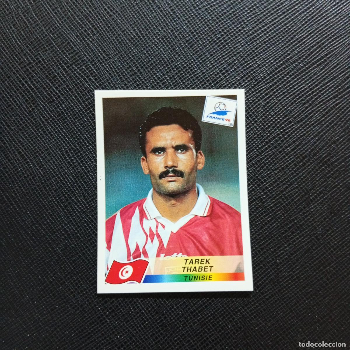 Cromos de Futebol: 486 TAREK THABET TUNEZ PANINI 1998 MUNDIAL CROMO FUTBOL FRANCIA 98 - SIN PEGAR - A98 PG253 B