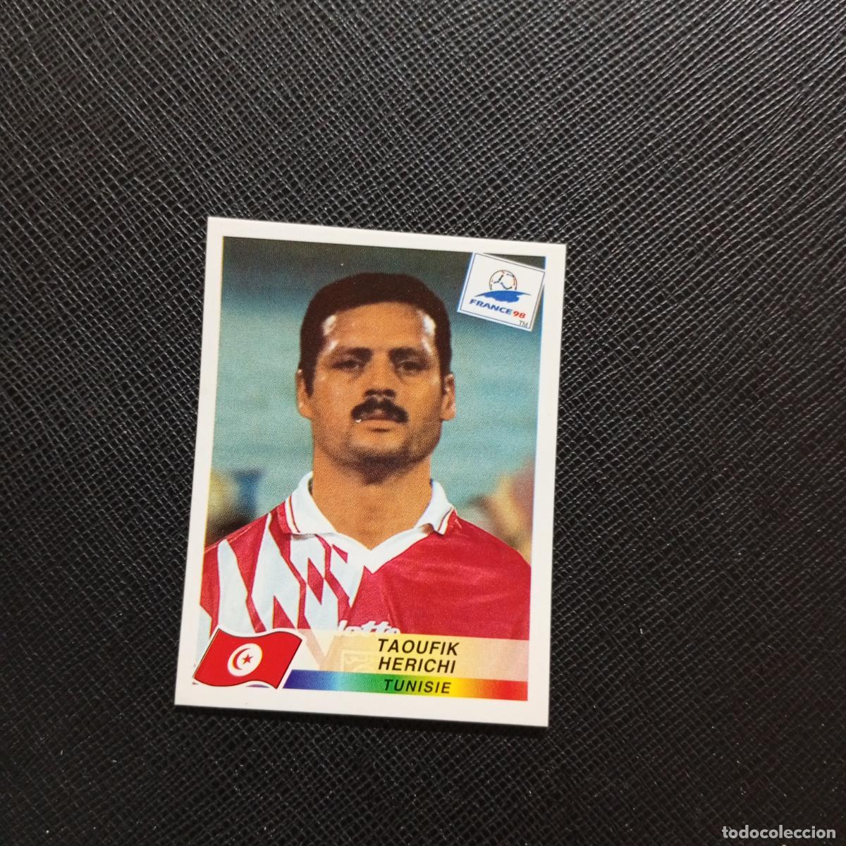Cromos de Futebol: 487 TAOUFIK HERICHI TUNEZ PANINI 1998 MUNDIAL CROMO FUTBOL FRANCIA 98 - SIN PEGAR - A98 PG253 B