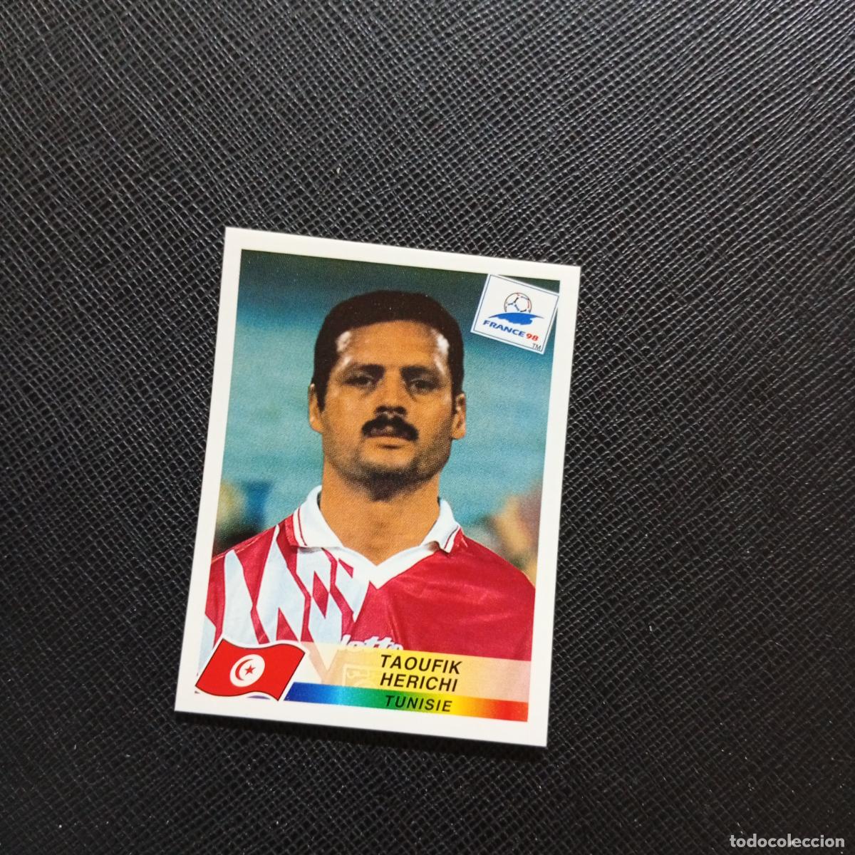 Cromos de Futebol: 487 TAOUFIK HERICHI TUNEZ PANINI 1998 MUNDIAL CROMO FUTBOL FRANCIA 98 - SIN PEGAR - A98 PG262