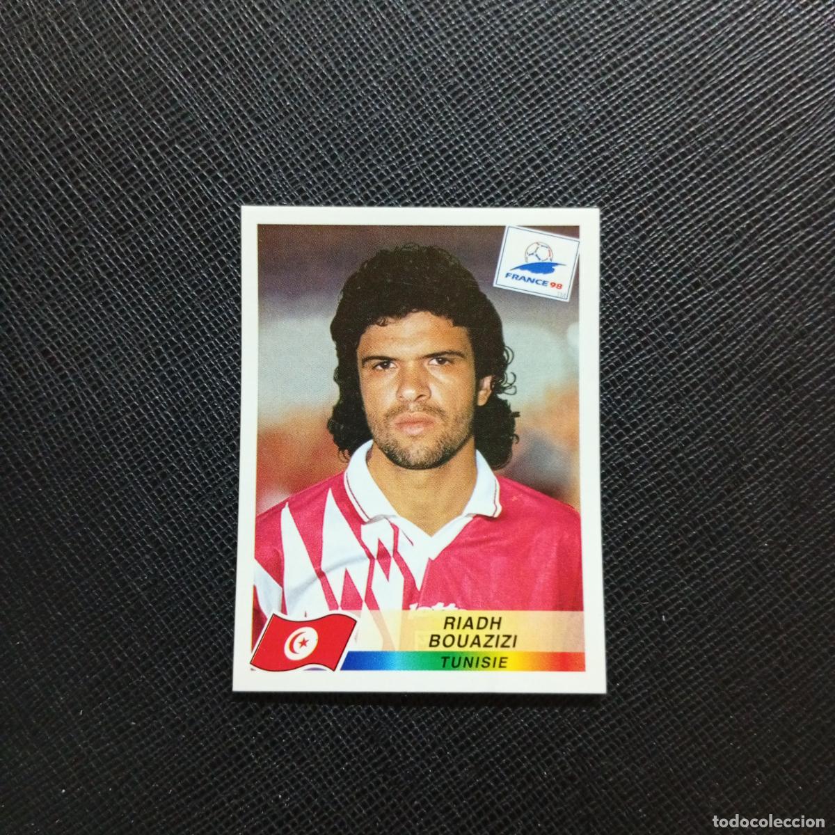 Figurine di Calcio: 489 RIADH BOUAZIZI TUNEZ PANINI 1998 MUNDIAL CROMO FUTBOL FRANCIA 98 - SIN PEGAR - A98 PG271 B