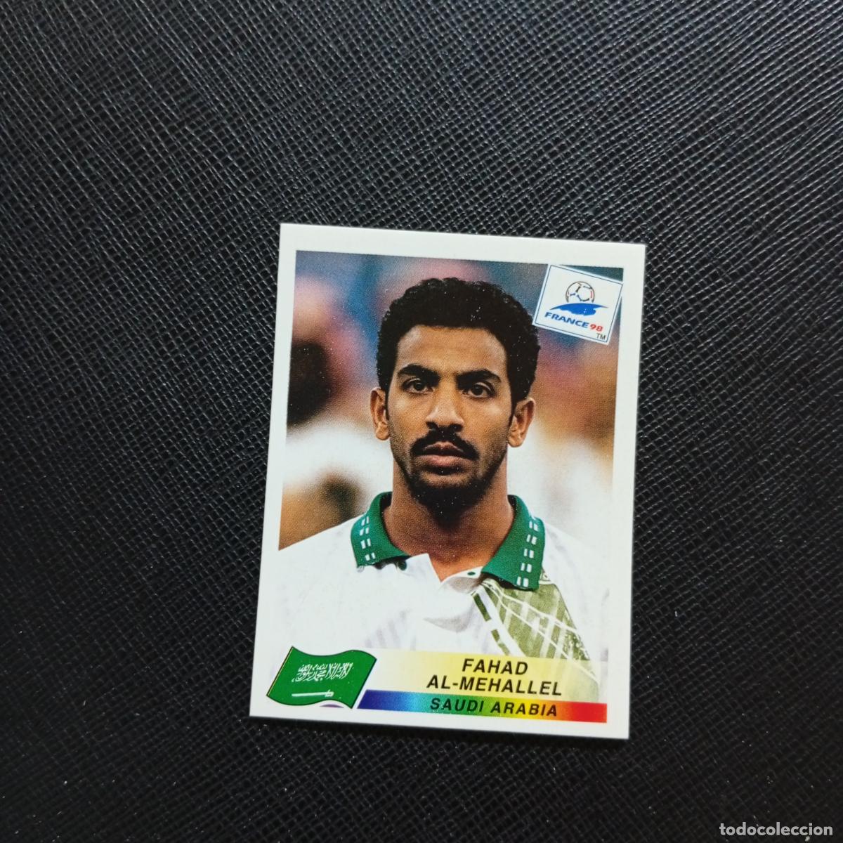 Cromos de f&uacute;tbol: 206 AL MEHALLEL ARABIA SAUDI PANINI 1998 MUNDIAL CROMO FUTBOL FRANCIA 98 - SIN PEGAR - A98 PG271