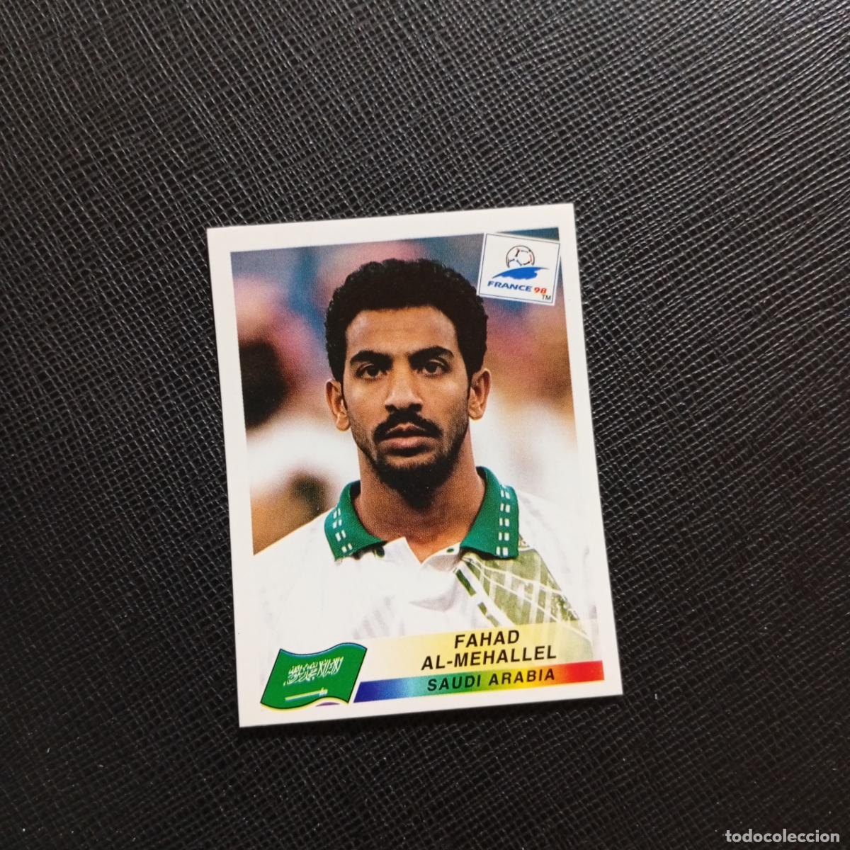 Cromos de f&uacute;tbol: 206 AL MEHALLEL ARABIA SAUDI PANINI 1998 MUNDIAL CROMO FUTBOL FRANCIA 98 - SIN PEGAR - A98 PG271 B