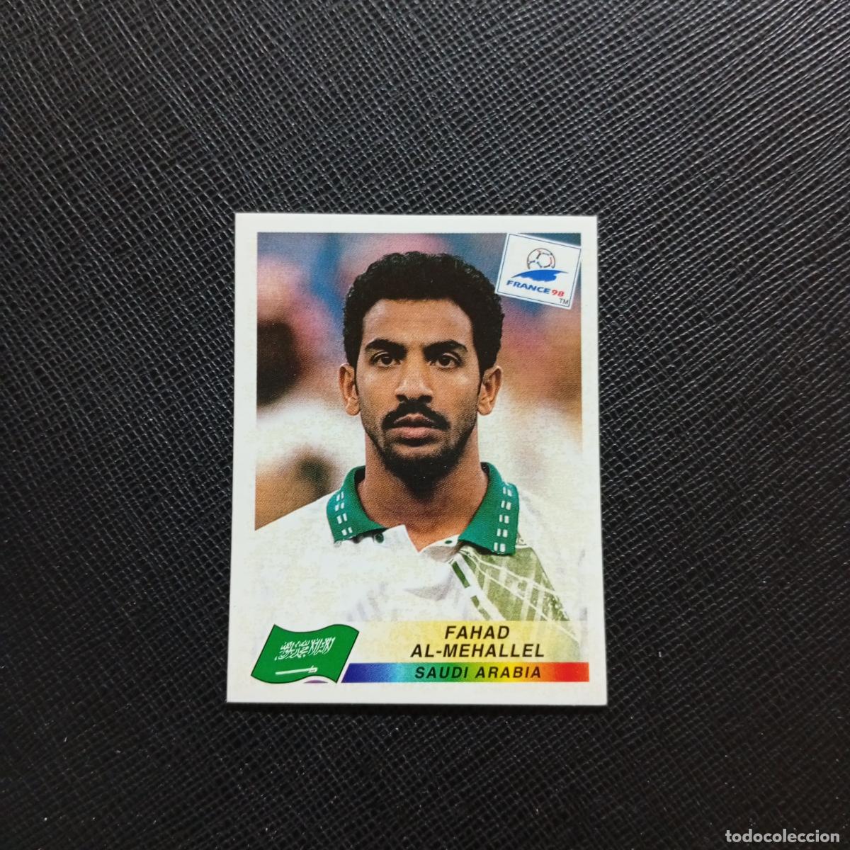 Cromos de f&uacute;tbol: 206 AL MEHALLEL ARABIA SAUDI PANINI 1998 MUNDIAL CROMO FUTBOL FRANCIA 98 - SIN PEGAR - A98 PG262