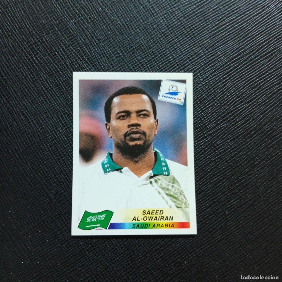 Cromos de f&uacute;tbol: 208 AL OWAIRAN ARABIA SAUDI PANINI 1998 MUNDIAL CROMO FUTBOL FRANCIA 98 - SIN PEGAR - A98 PG262