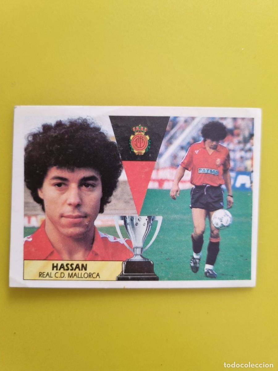 Cromos de f&uacute;tbol: CROMO LIGA ESTE 87 88 1987 1988 NUNCA PEGADO SIN PEGAR HASSAN RCD MALLORCA AR1026