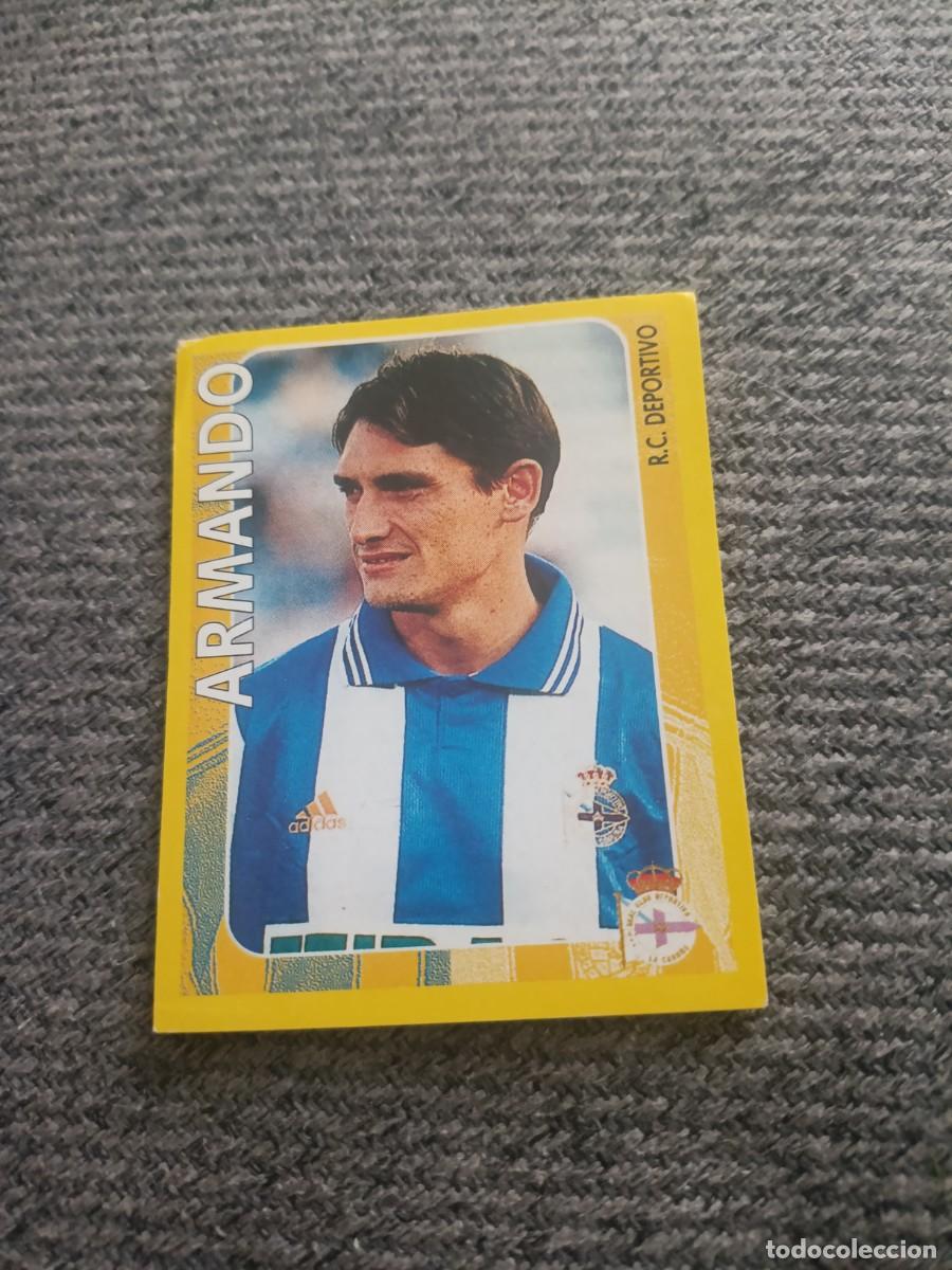 Cromos de f&uacute;tbol: Armando Deportivo de la Coru&ntilde;a super campeonato 98/99