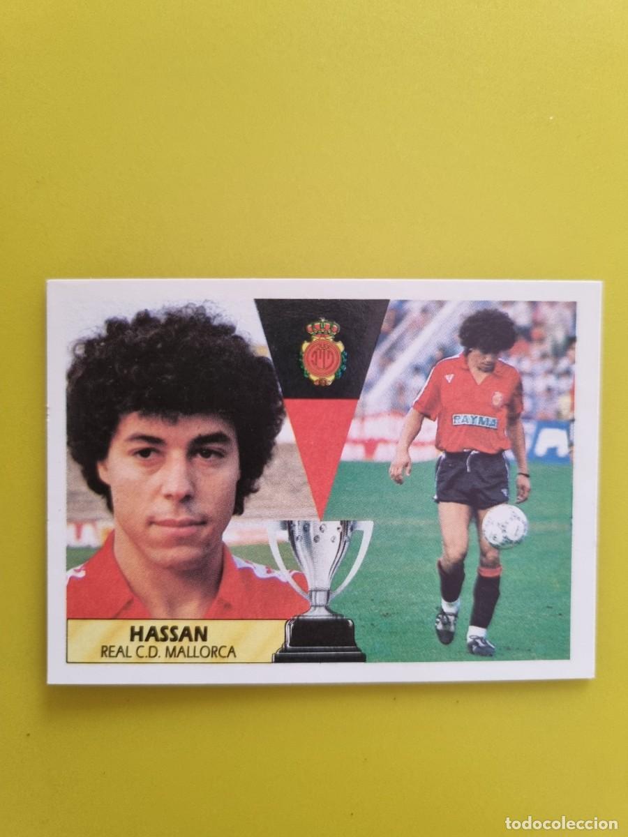Cromos de f&uacute;tbol: CROMO LIGA ESTE 87 88 1987 1988 NUNCA PEGADO SIN PEGAR HASSAN RCD MALLORCA AR1026