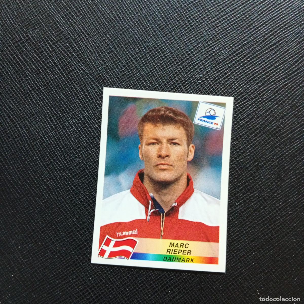 Cromos de f&uacute;tbol: 214 MARC RIEPER DINAMARCA PANINI 1998 MUNDIAL CROMO FUTBOL FRANCIA 98 - SIN PEGAR - A98 PG280