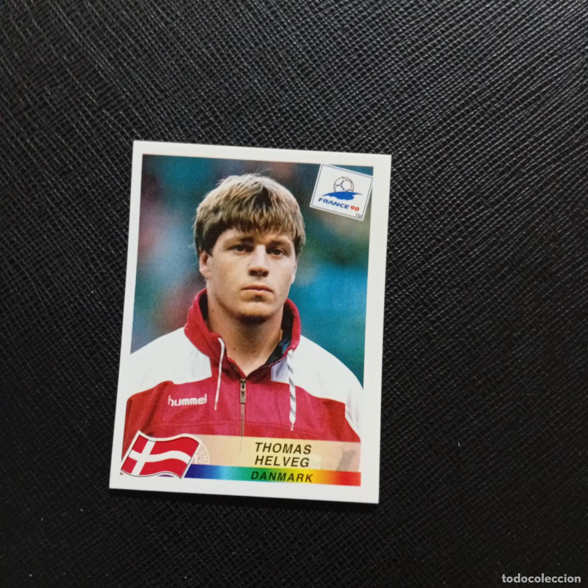 Cromos de f&uacute;tbol: 219 THOMAS HELVEG DINAMARCA PANINI 1998 MUNDIAL CROMO FUTBOL FRANCIA 98 - SIN PEGAR - A98 PG289 B