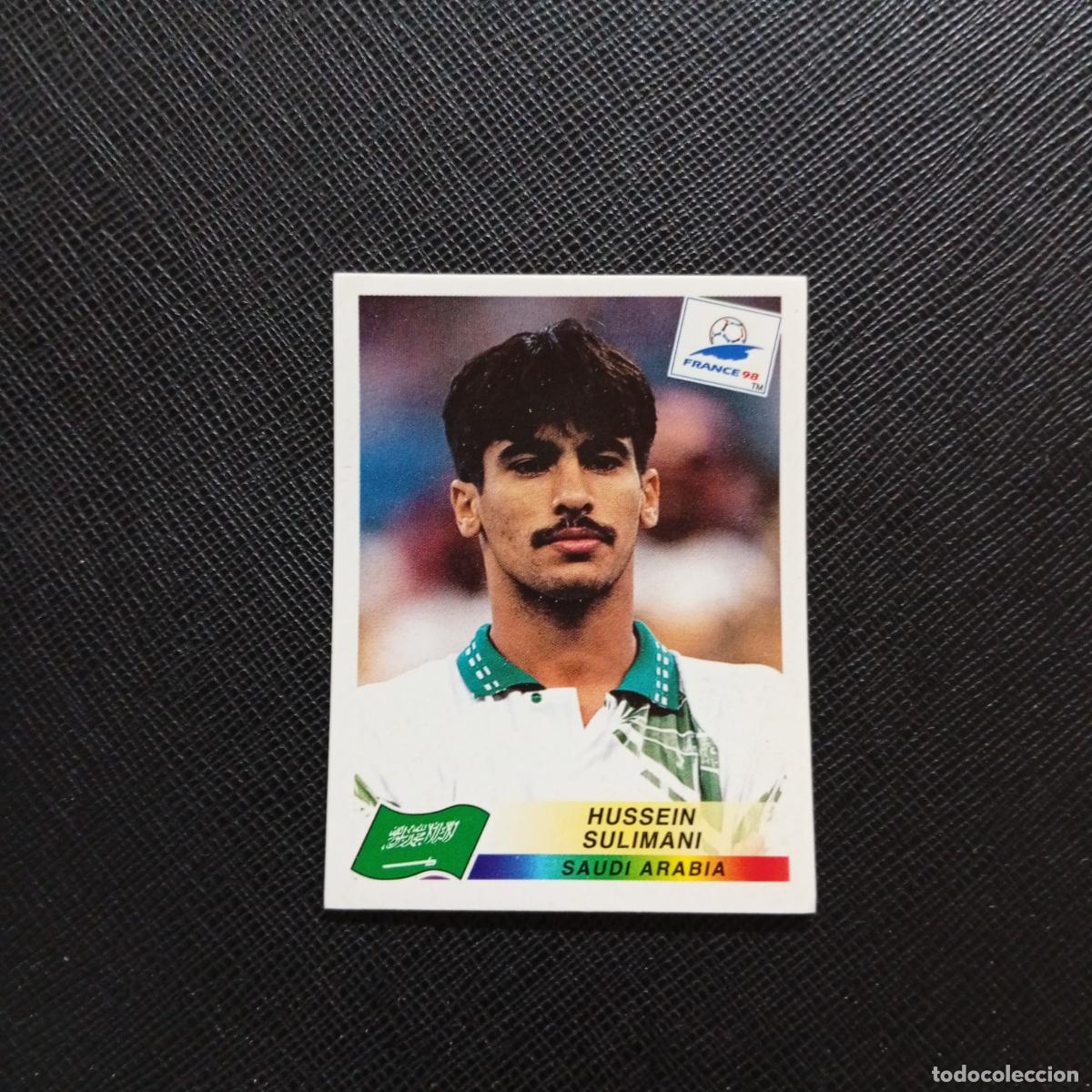 Cromos de f&uacute;tbol: 196 SULIMANI ARABIA SAUDI PANINI 1998 MUNDIAL CROMO FUTBOL FRANCIA 98 - SIN PEGAR - A98 PG280