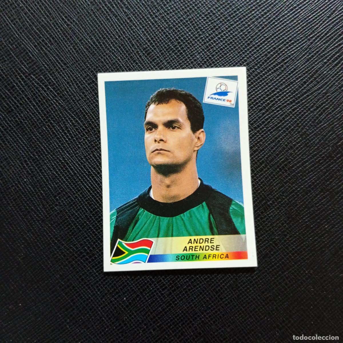 Cromos de f&uacute;tbol: 191 ANDRE ARENDSEN SOUTH AFRICA PANINI 1998 MUNDIAL CROMO FUTBOL FRANCIA 98 - SIN PEGAR - A98 PG280