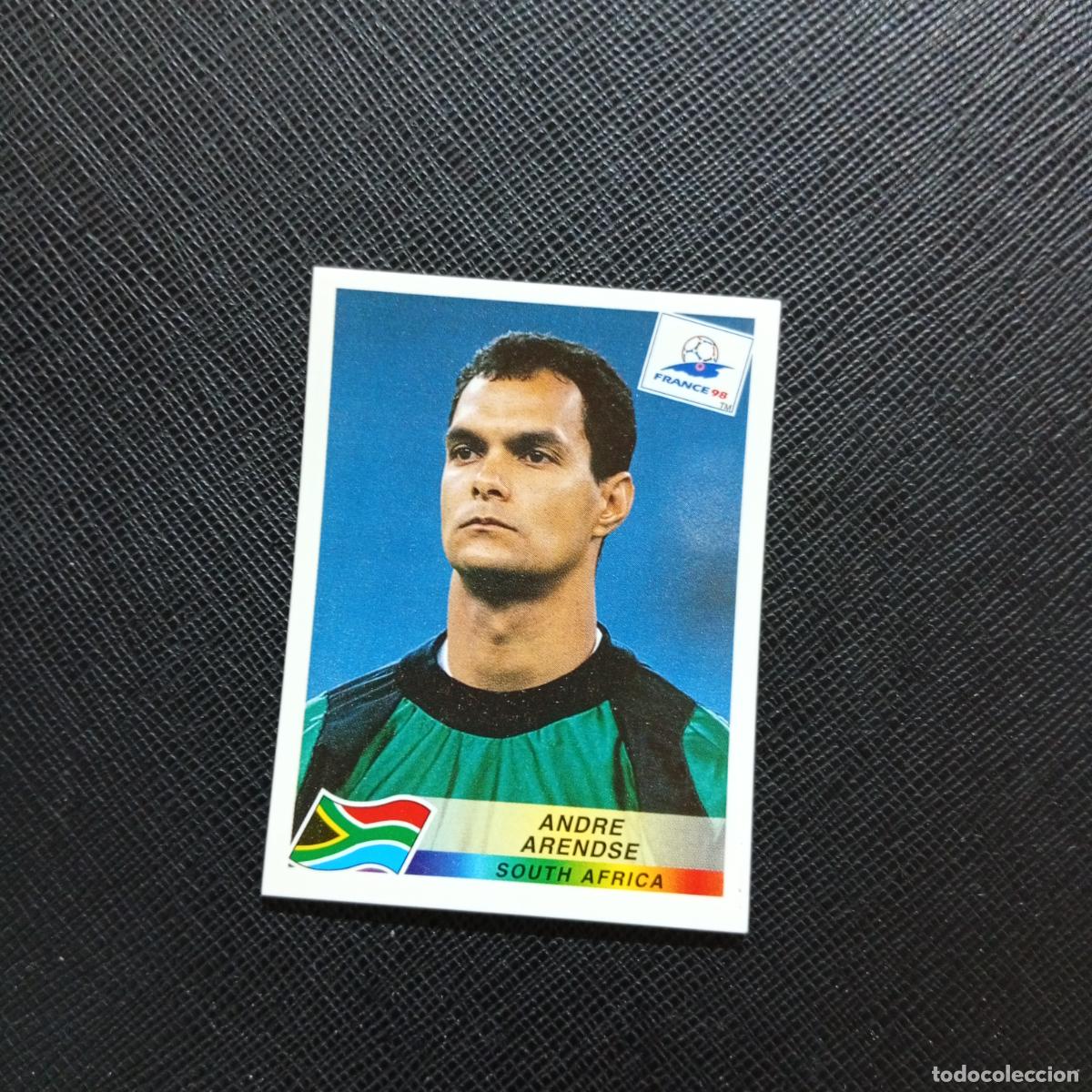 Cromos de f&uacute;tbol: 191 ANDRE ARENDSEN SOUTH AFRICA PANINI 1998 MUNDIAL CROMO FUTBOL FRANCIA 98 - SIN PEGAR - A98 PG280