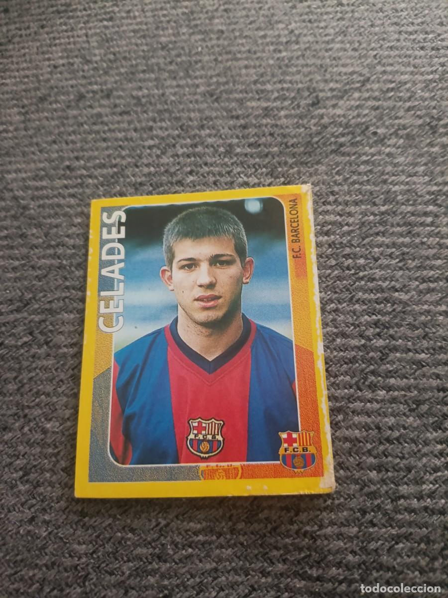 Football Stickers: Celades Barcelona super campeonato 98/99