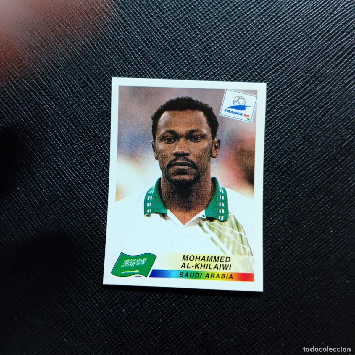 Cromos de Futebol: 195 AL KHILAIWI ARABIA SAUDI PANINI 1998 MUNDIAL CROMO FUTBOL FRANCIA 98 - SIN PEGAR - A98 PG280