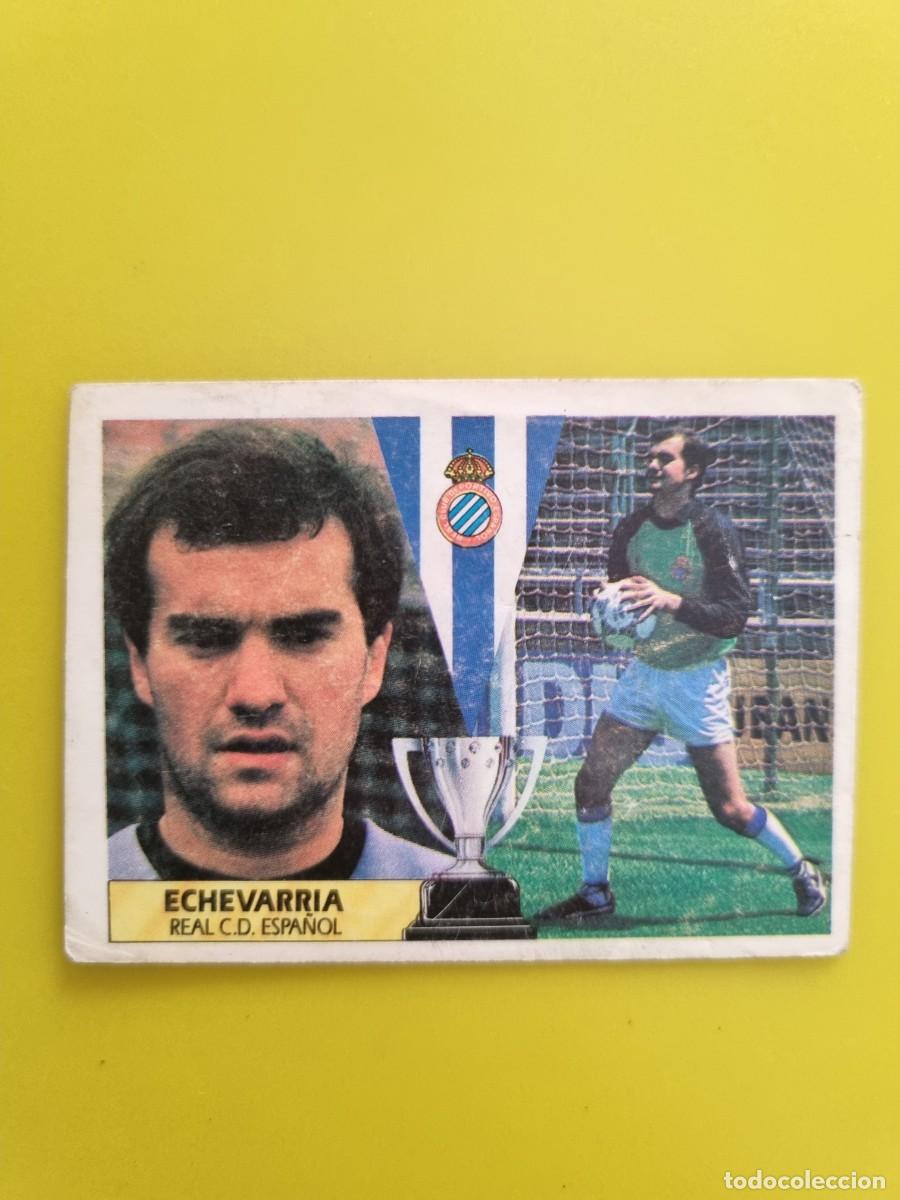 Cromos de f&uacute;tbol: CROMO LIGA ESTE 87 88 1987 1988 NUNCA PEGADO SIN PEGAR ECHEVERRIA FICHAJES 3 RCD ESPA&Ntilde;OL AR1026