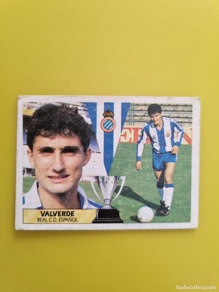 Cromos de f&uacute;tbol: CROMO LIGA ESTE 87 88 1987 1988 NUNCA PEGADO SIN PEGAR VALVERDE RCD ESPA&Ntilde;OL AR1026