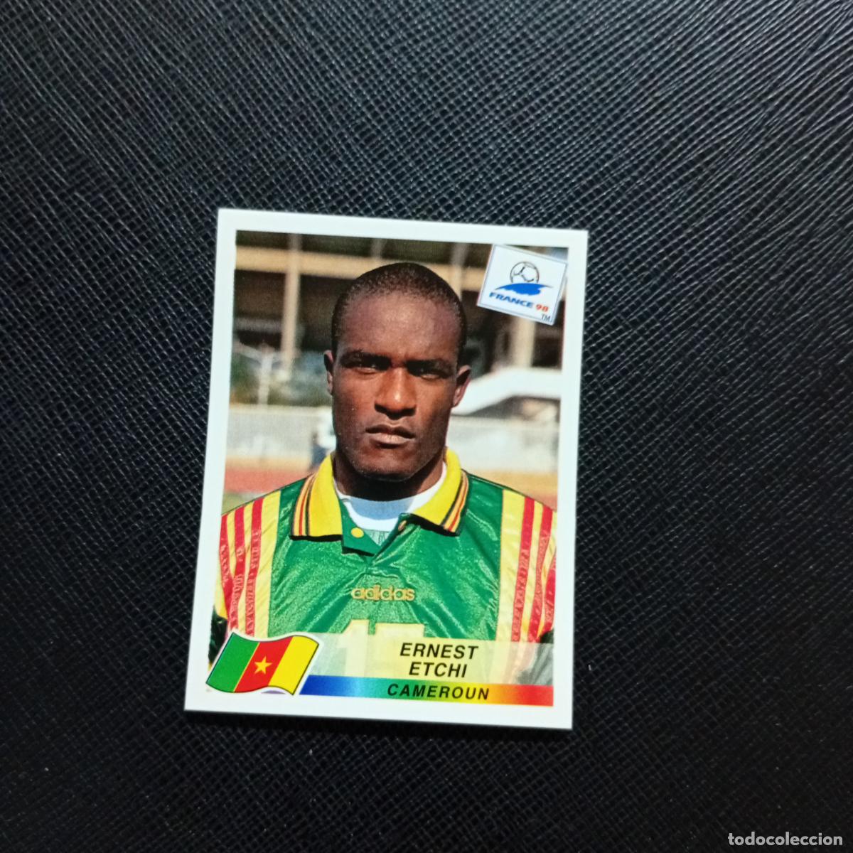 Cromos de f&uacute;tbol: 126 ETCHI CAMERUN PANINI 1998 MUNDIAL CROMO FUTBOL FRANCIA 98 - SIN PEGAR - A98 PG307