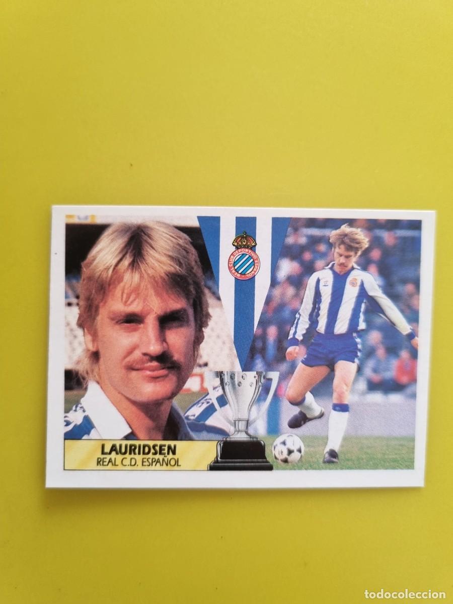 Cromos de f&uacute;tbol: CROMO LIGA ESTE 87 88 1987 1988 NUNCA PEGADO SIN PEGAR LAURIDSEN RCD ESPA&Ntilde;OL AR1026