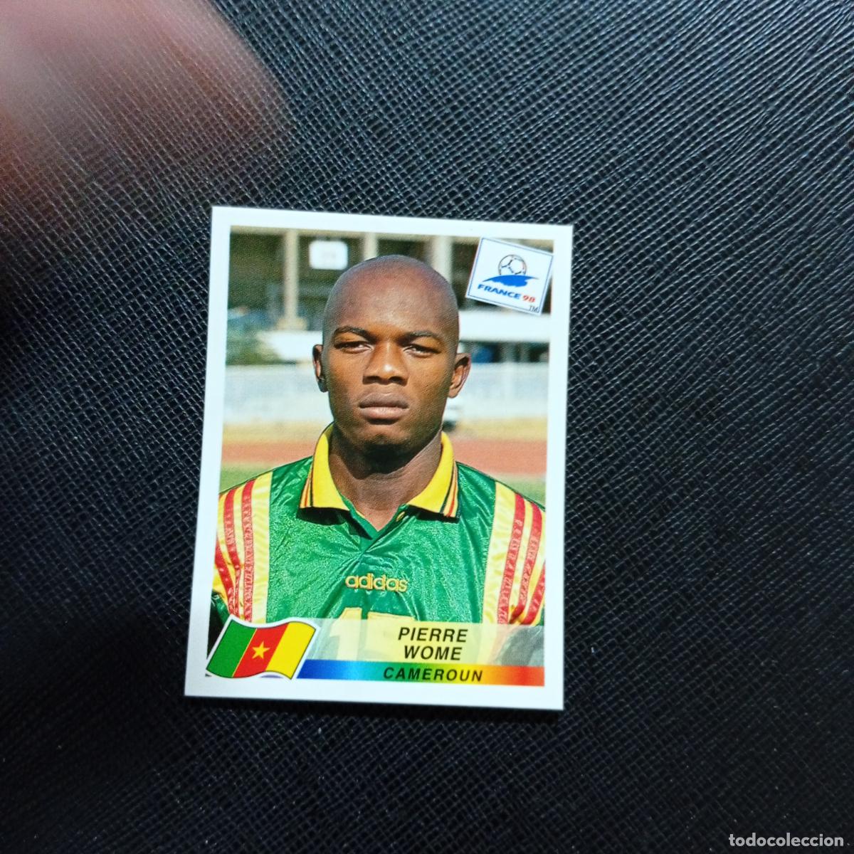 Cromos de f&uacute;tbol: 127 PIERRE WOME CAMERUN PANINI 1998 MUNDIAL CROMO FUTBOL FRANCIA 98 - SIN PEGAR - A98 PG307