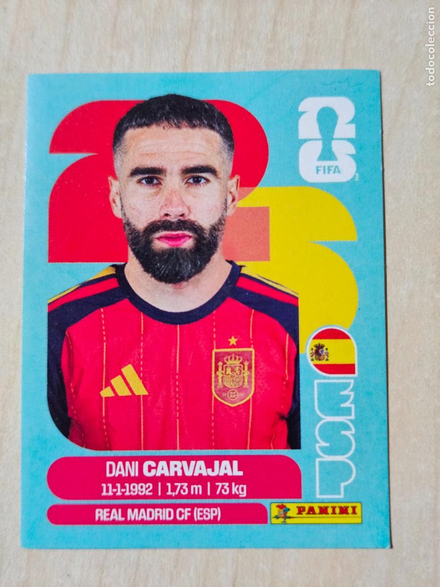 Cromos de f&uacute;tbol: CROMO ESP7 ESP 7 CARVAJAL ESPA&Ntilde;A - MUNDIAL FIFA WORLD CUP 2026 STICKER PANINI SIN PEGAR