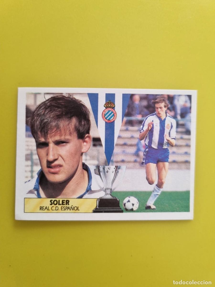 Fu&szlig;ball-Sticker: CROMO LIGA ESTE 87 88 1987 1988 NUNCA PEGADO SIN PEGAR SOLER RCD ESPA&Ntilde;OL AR1026