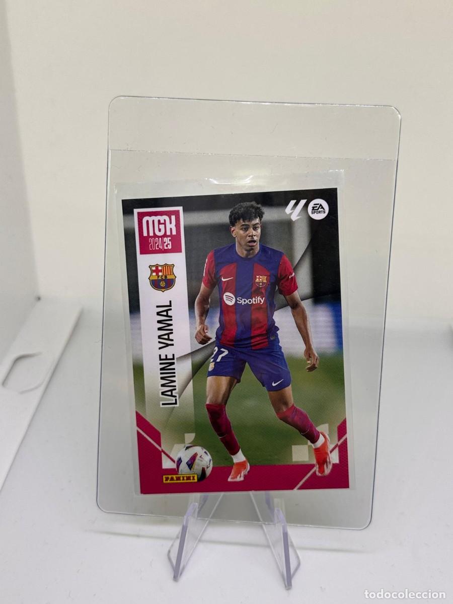 Cromos de f&uacute;tbol: Lamine Yamal 89 FC Barcelona Panini Megacracks 2024 25