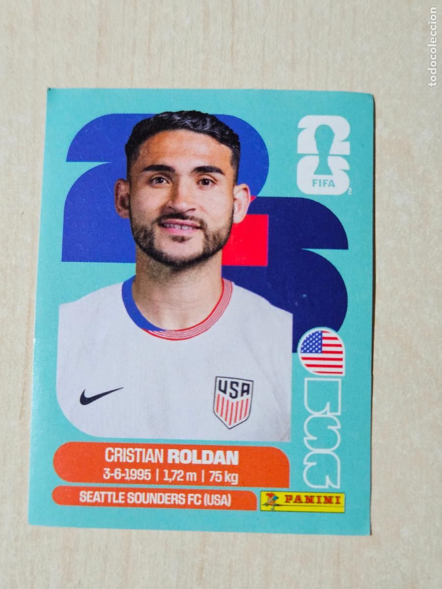 Cromos de f&uacute;tbol: CROMO USA11 USA 11 ROLDAN EEUU - MUNDIAL FIFA WORLD CUP 2026 STICKER PANINI SIN PEGAR