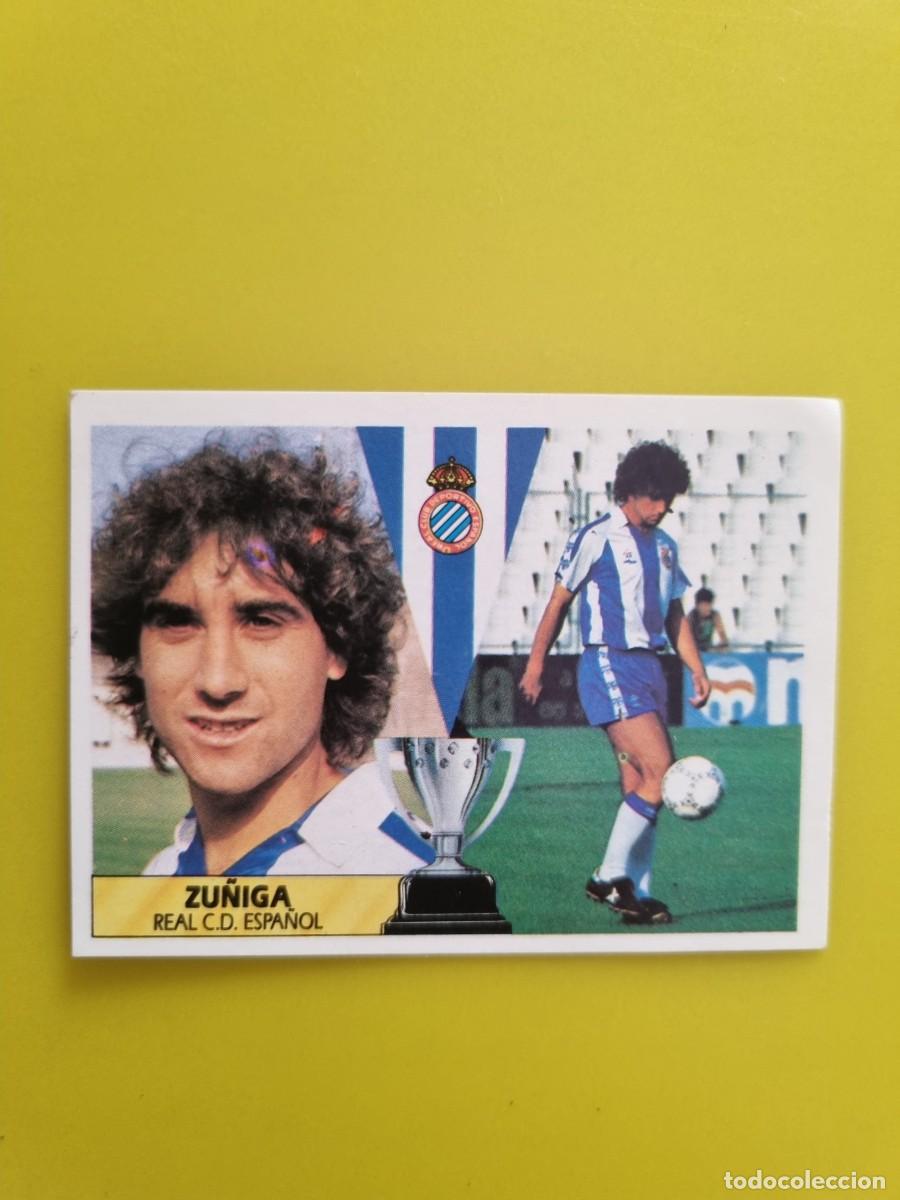 Cromos de f&uacute;tbol: CROMO LIGA ESTE 87 88 1987 1988 NUNCA PEGADO SIN PEGAR ZU&Ntilde;IGA RCD ESPA&Ntilde;OL AR1026