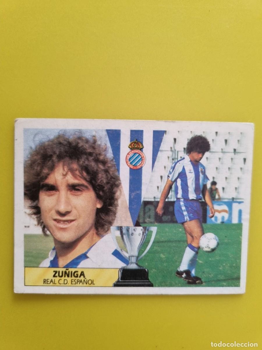 Cromos de f&uacute;tbol: CROMO LIGA ESTE 87 88 1987 1988 NUNCA PEGADO SIN PEGAR ZU&Ntilde;IGA RCD ESPA&Ntilde;OL AR1026