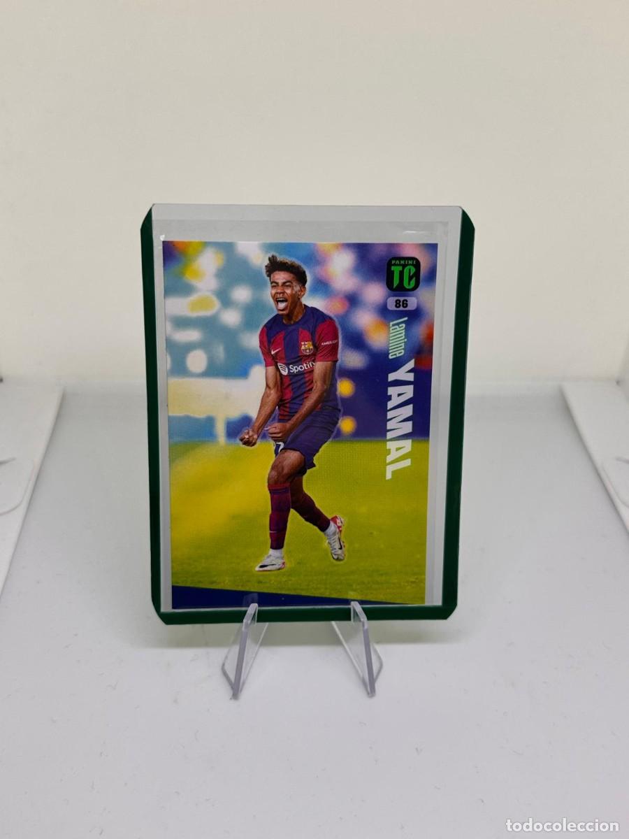 Cromos de f&uacute;tbol: Lamine Yamal 86 FC Barcelona Panini Top Class 2024