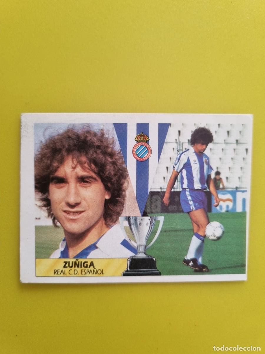 Cromos de f&uacute;tbol: CROMO LIGA ESTE 87 88 1987 1988 NUNCA PEGADO SIN PEGAR ZU&Ntilde;IGA RCD ESPA&Ntilde;OL AR1026