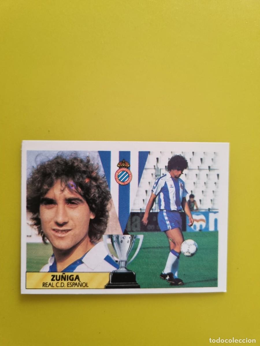 Cromos de f&uacute;tbol: CROMO LIGA ESTE 87 88 1987 1988 NUNCA PEGADO SIN PEGAR ZU&Ntilde;IGA RCD ESPA&Ntilde;OL AR1026