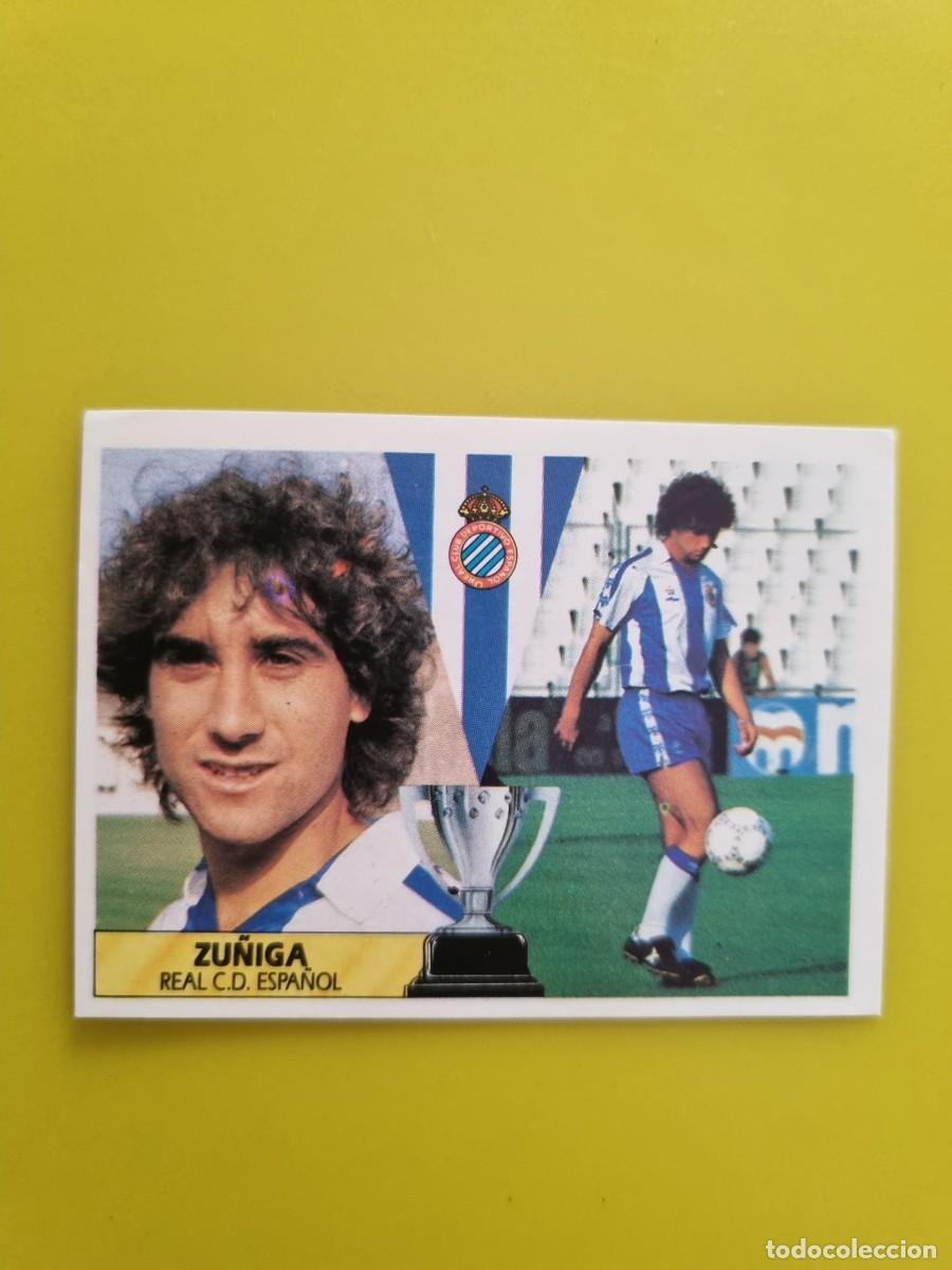 Cromos de f&uacute;tbol: CROMO LIGA ESTE 87 88 1987 1988 NUNCA PEGADO SIN PEGAR ZU&Ntilde;IGA RCD ESPA&Ntilde;OL AR1026