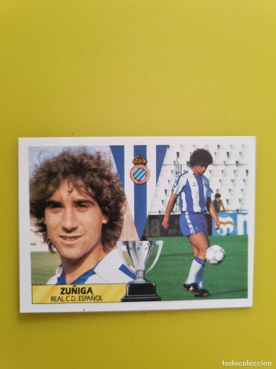 Cromos de f&uacute;tbol: CROMO LIGA ESTE 87 88 1987 1988 NUNCA PEGADO SIN PEGAR ZU&Ntilde;IGA RCD ESPA&Ntilde;OL AR1026