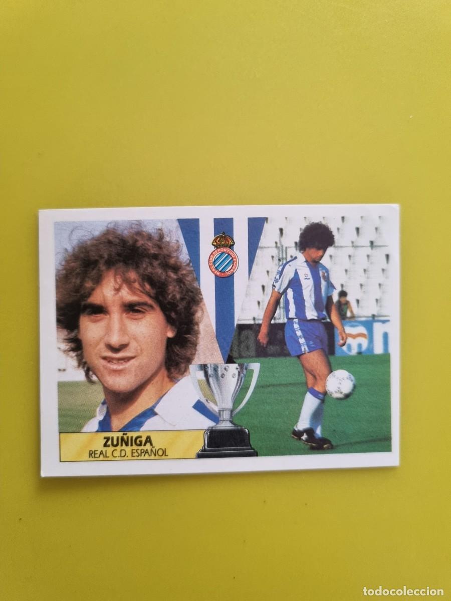 Cromos de f&uacute;tbol: CROMO LIGA ESTE 87 88 1987 1988 NUNCA PEGADO SIN PEGAR ZU&Ntilde;IGA RCD ESPA&Ntilde;OL AR1026