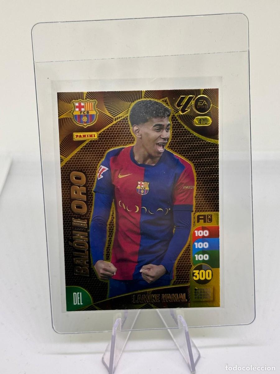 Cromos de f&uacute;tbol: Lamine Yamal FC Barcelona Panini Adrenalyn Balon de Oro 2024 25
