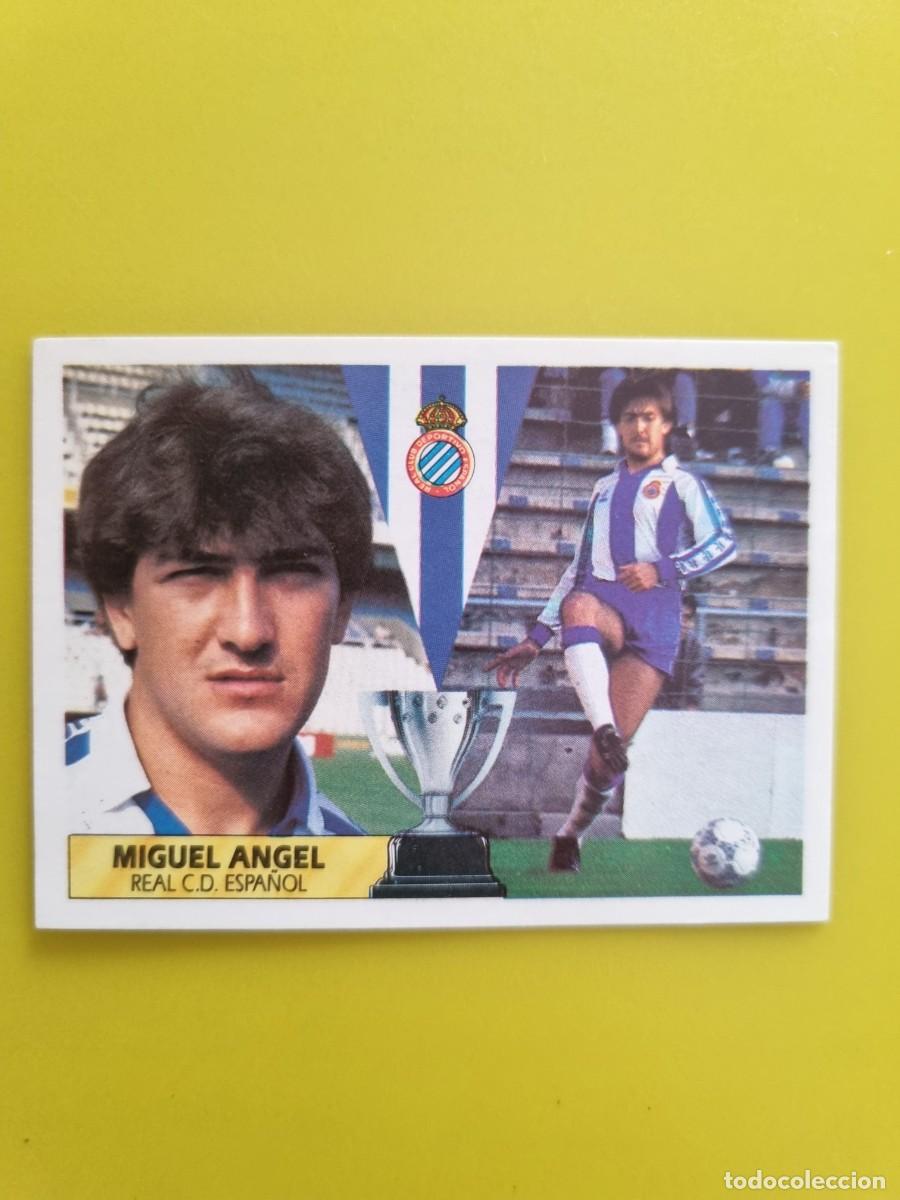 Cromos de f&uacute;tbol: CROMO LIGA ESTE 87 88 1987 1988 NUNCA PEGADO SIN PEGAR MIGUEL ANGEL RCD ESPA&Ntilde;OL AR1026