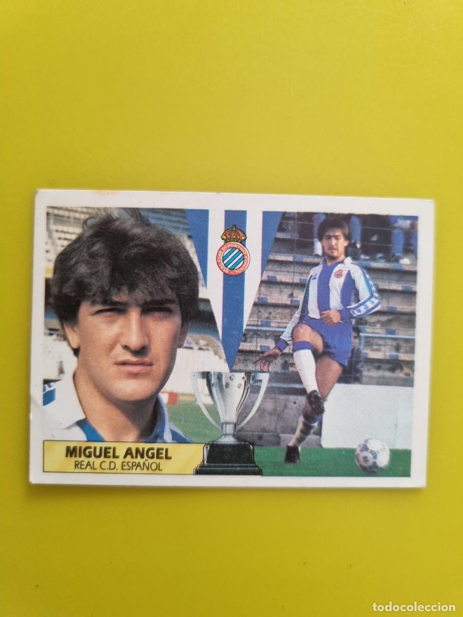 Cromos de f&uacute;tbol: CROMO LIGA ESTE 87 88 1987 1988 NUNCA PEGADO SIN PEGAR MIGUEL ANGEL RCD ESPA&Ntilde;OL AR1026