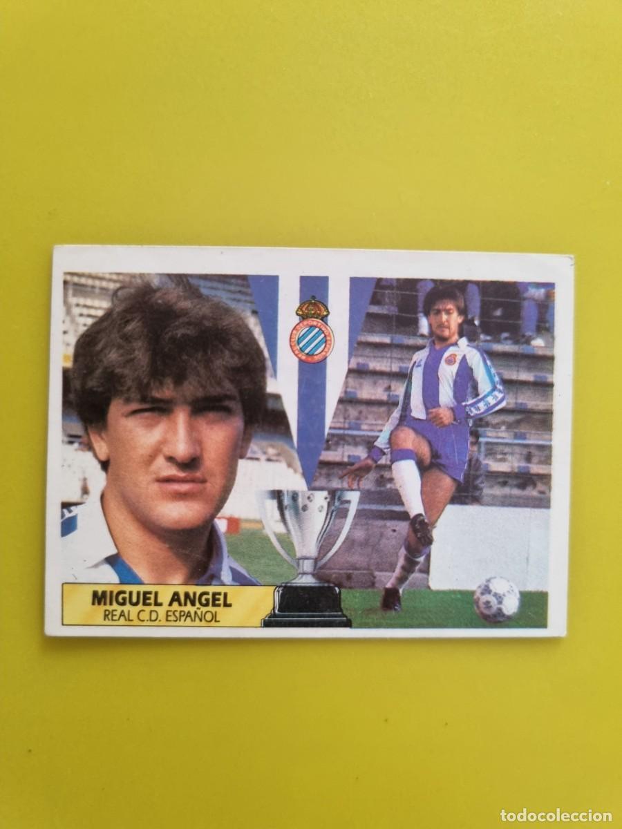Cromos de f&uacute;tbol: CROMO LIGA ESTE 87 88 1987 1988 NUNCA PEGADO SIN PEGAR MIGUEL ANGEL RCD ESPA&Ntilde;OL AR1026