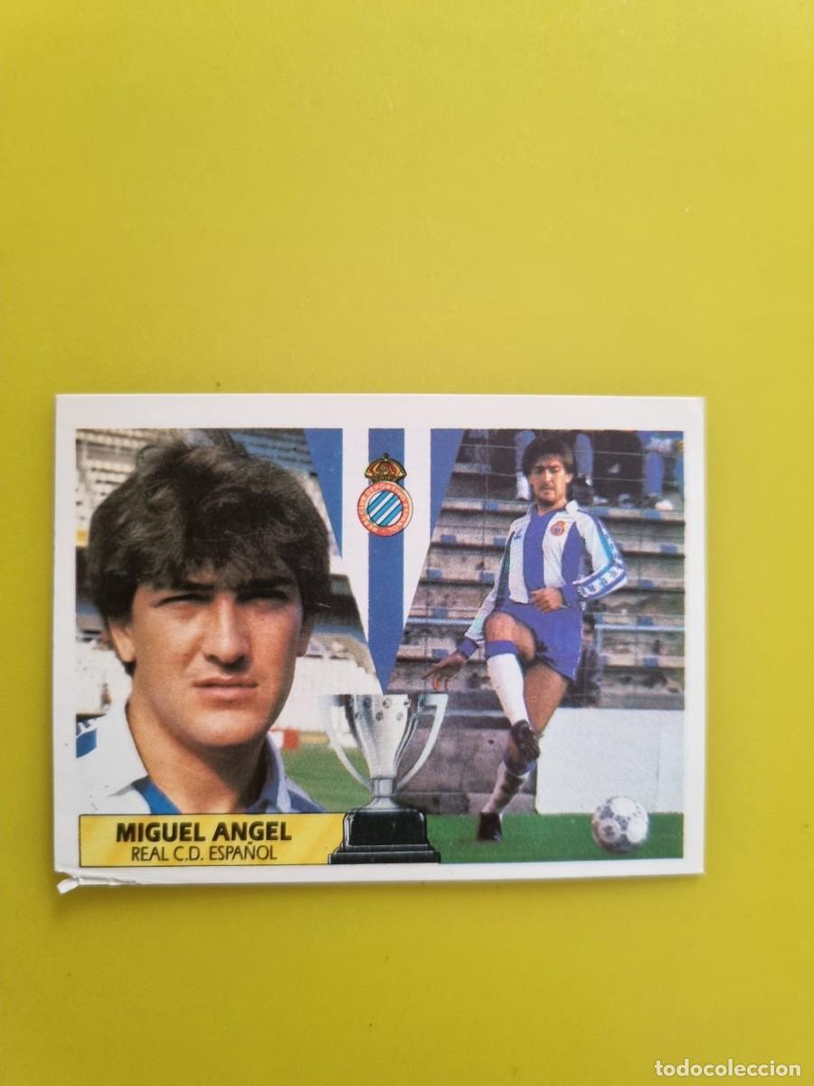 Cromos de f&uacute;tbol: CROMO LIGA ESTE 87 88 1987 1988 NUNCA PEGADO SIN PEGAR MIGUEL ANGEL RCD ESPA&Ntilde;OL AR1026