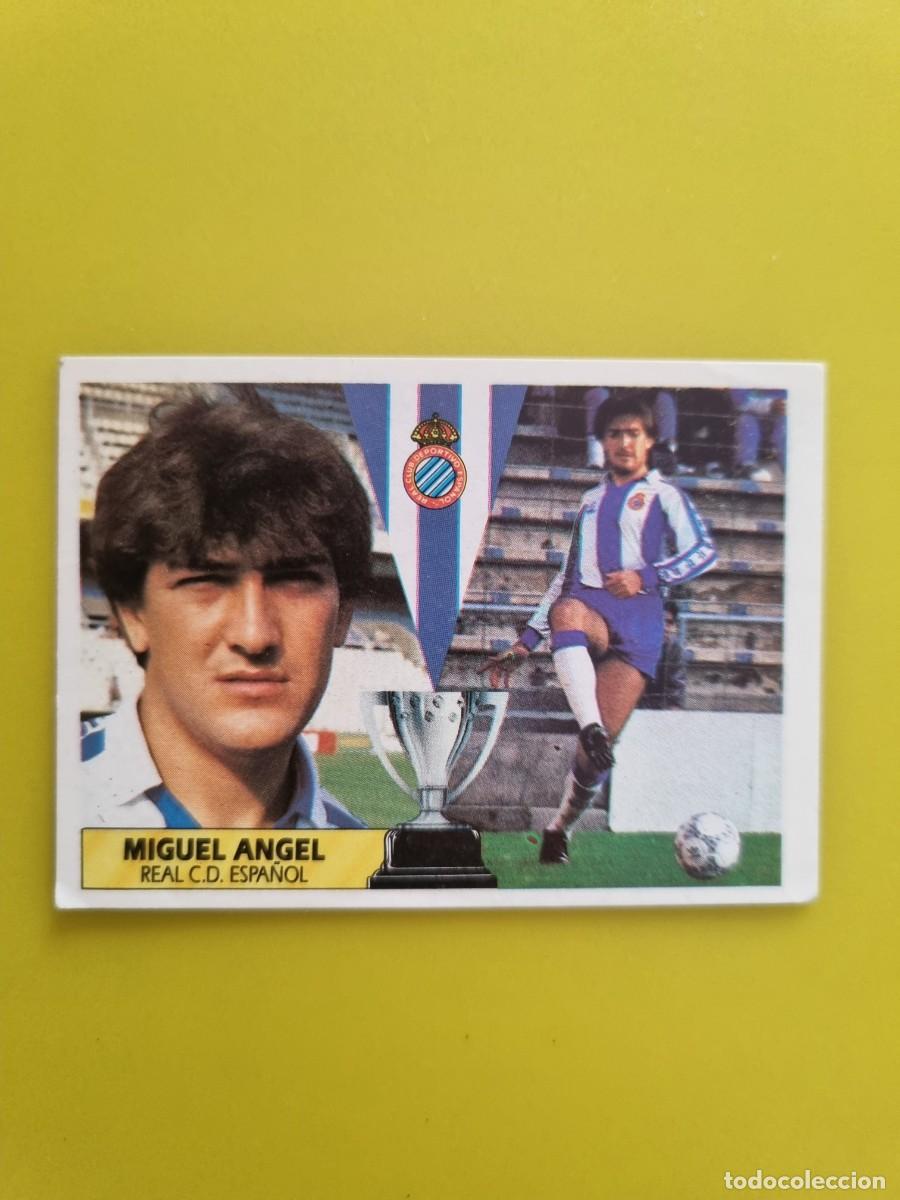 Cromos de f&uacute;tbol: CROMO LIGA ESTE 87 88 1987 1988 NUNCA PEGADO SIN PEGAR MIGUEL ANGEL RCD ESPA&Ntilde;OL AR1026