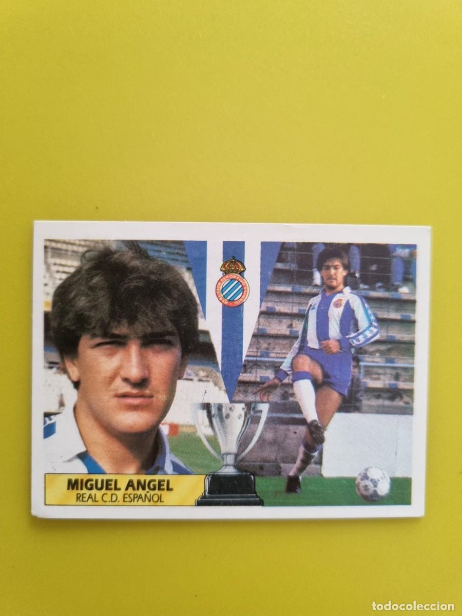 Cromos de f&uacute;tbol: CROMO LIGA ESTE 87 88 1987 1988 NUNCA PEGADO SIN PEGAR MIGUEL ANGEL RCD ESPA&Ntilde;OL AR1026