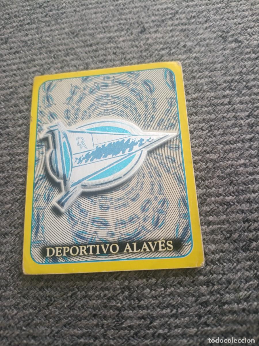 Cromos de f&uacute;tbol: Escudo Alav&eacute;s super campeonato 98/99