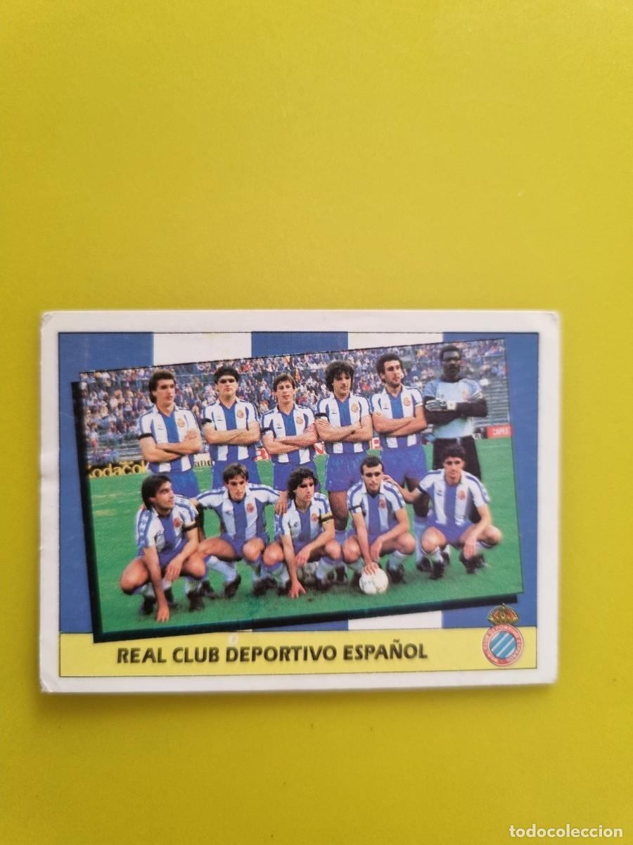 Cromos de f&uacute;tbol: CROMO LIGA ESTE 87 88 1987 1988 NUNCA PEGADO SIN PEGAR ALINEACION RCD ESPA&Ntilde;OL AR1026