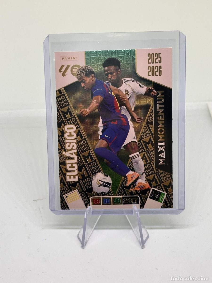 Cromos de f&uacute;tbol: Lamine Yamal Vinicius Clasico Panini Adrenalyn Fifa 365 Momentum 2025 26
