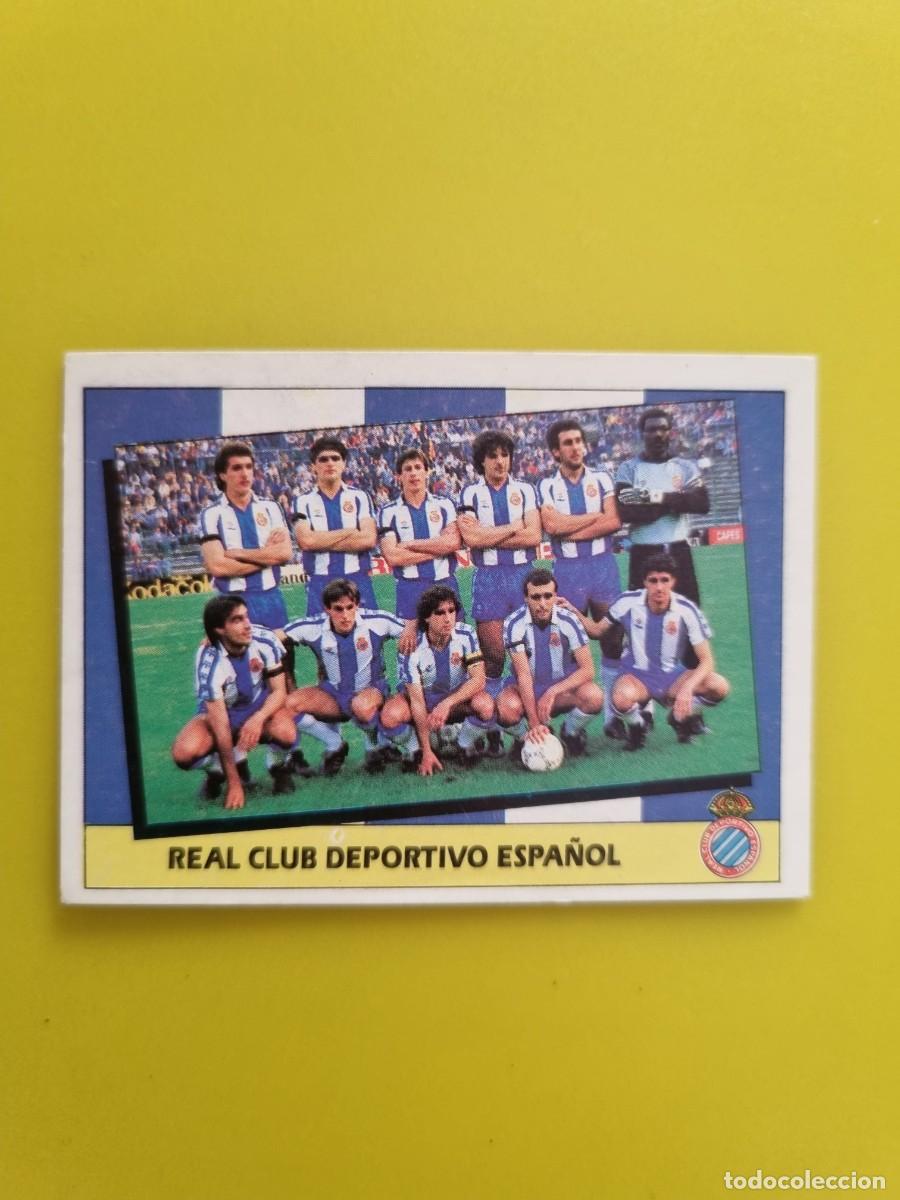 Cromos de f&uacute;tbol: CROMO LIGA ESTE 87 88 1987 1988 NUNCA PEGADO SIN PEGAR ALINEACION RCD ESPA&Ntilde;OL AR1026